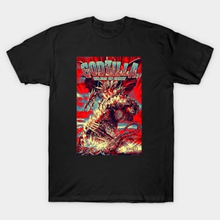Godzilla ROE 5 Retro T-Shirt